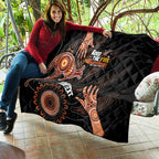 NAIDOC Week 2024 Personalised Quilt Aboriginal Hand Stencils