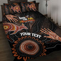 NAIDOC Week 2024 Personalised Quilt Bed Set Aboriginal Hand Stencils