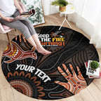 NAIDOC Week 2024 Personalised Round Carpet Aboriginal Hand Stencils