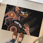 NAIDOC Week 2024 Personalised Rubber Doormat Aboriginal Hand Stencils