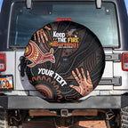 NAIDOC Week 2024 Personalised Spare Tire Cover Aboriginal Hand Stencils