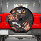 NAIDOC Week 2024 Personalised Spare Tire Cover Aboriginal Hand Stencils