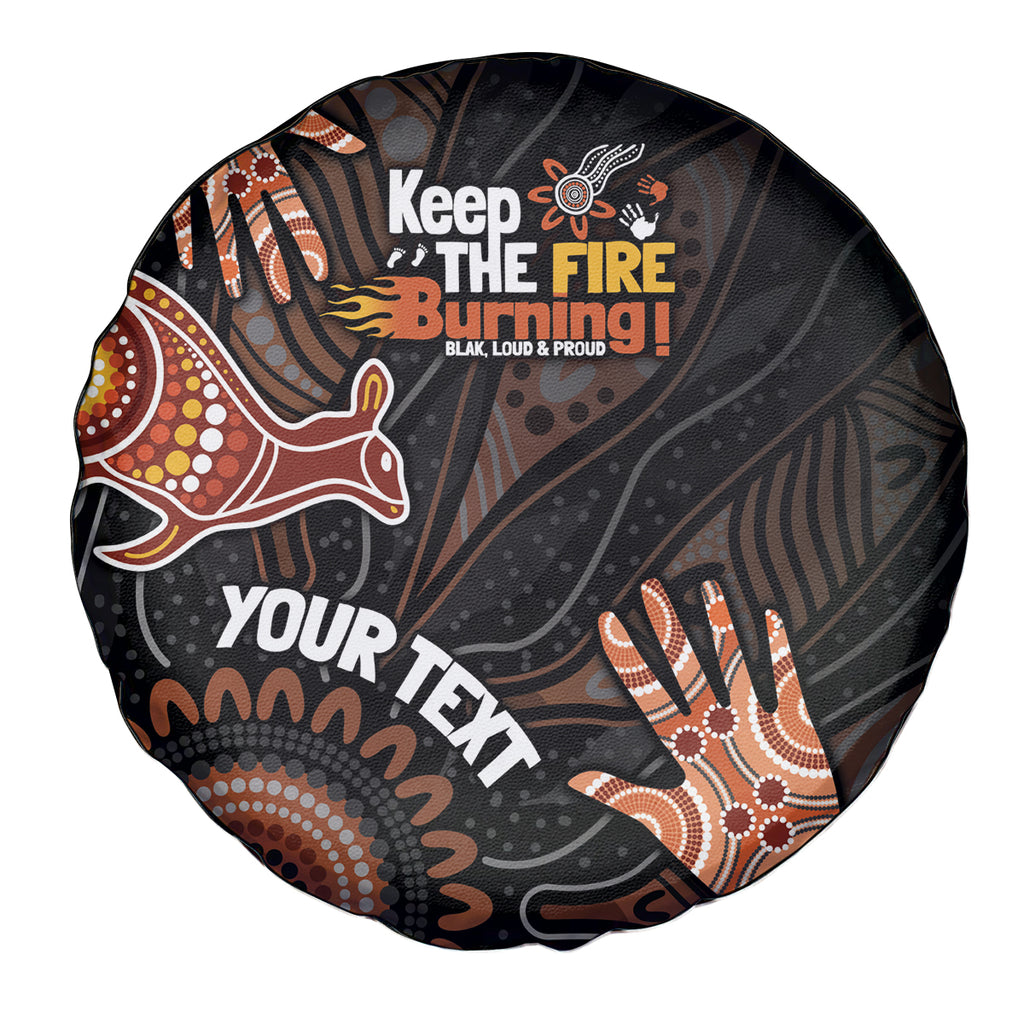 NAIDOC Week 2024 Personalised Spare Tire Cover Aboriginal Hand Stencils
