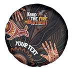 NAIDOC Week 2024 Personalised Spare Tire Cover Aboriginal Hand Stencils