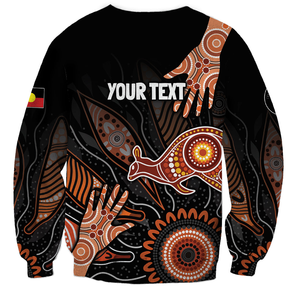NAIDOC Week 2024 Personalised Sweatshirt Aboriginal Hand Stencils