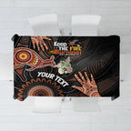 NAIDOC Week 2024 Personalised Tablecloth Aboriginal Hand Stencils