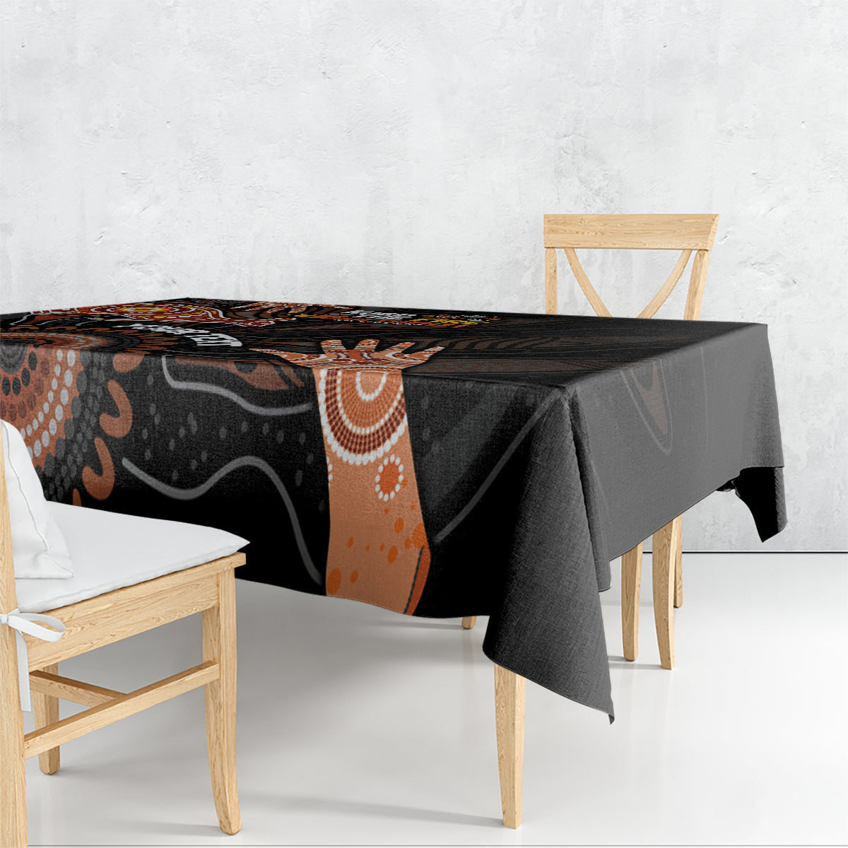 NAIDOC Week 2024 Personalised Tablecloth Aboriginal Hand Stencils
