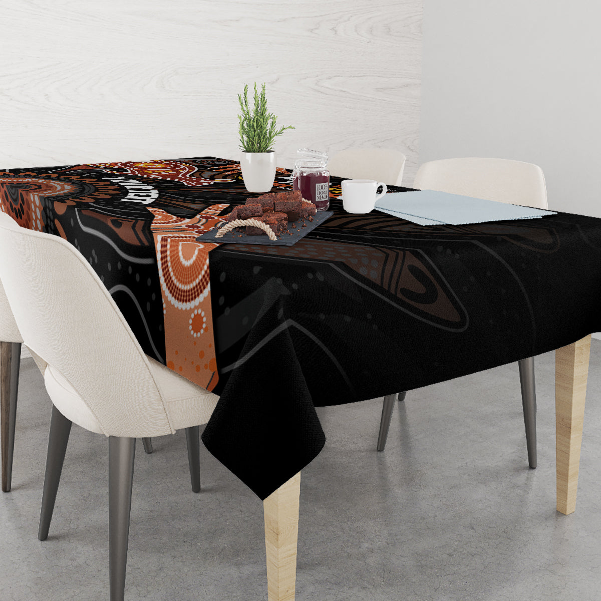 NAIDOC Week 2024 Personalised Tablecloth Aboriginal Hand Stencils