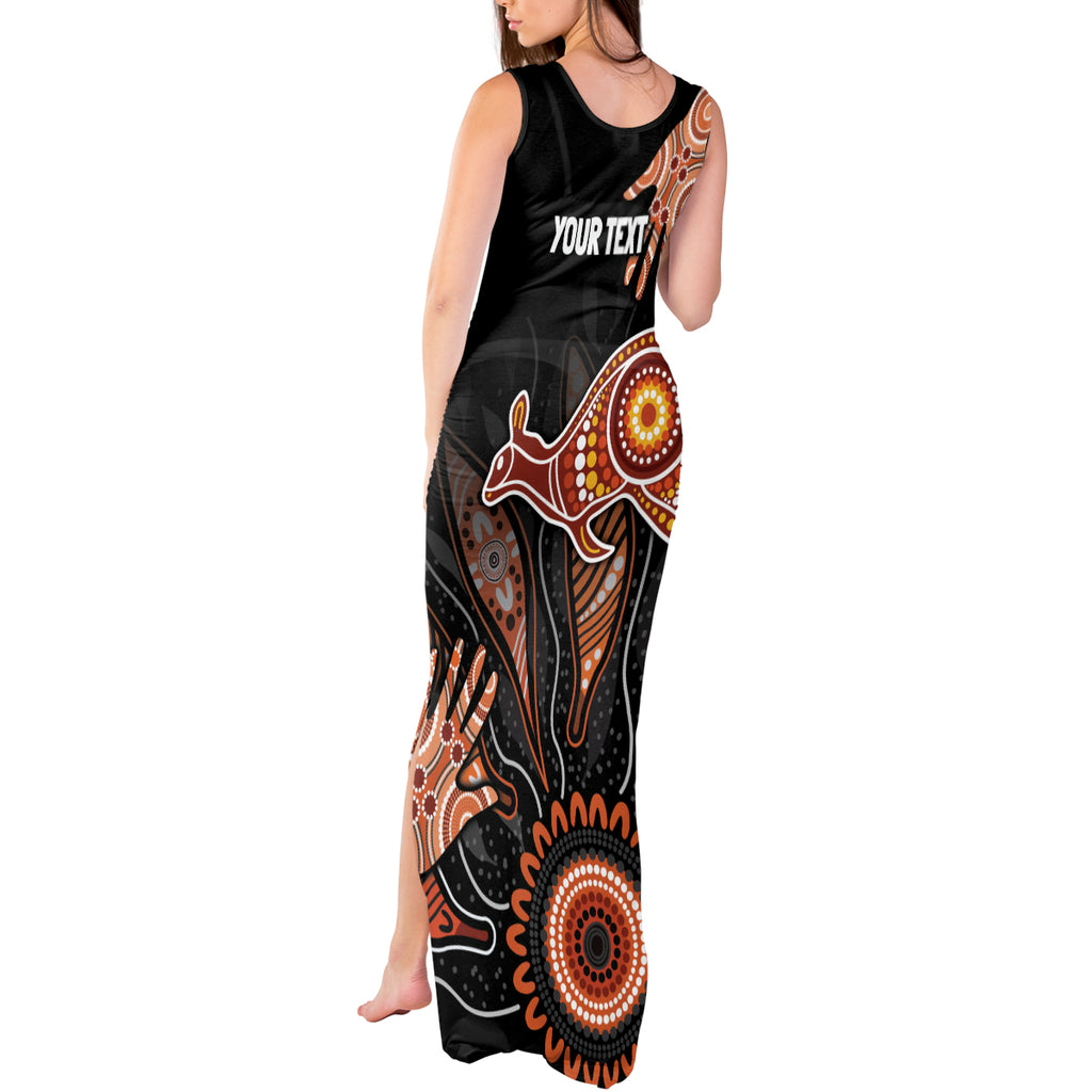 NAIDOC Week 2024 Personalised Tank Maxi Dress Aboriginal Hand Stencils