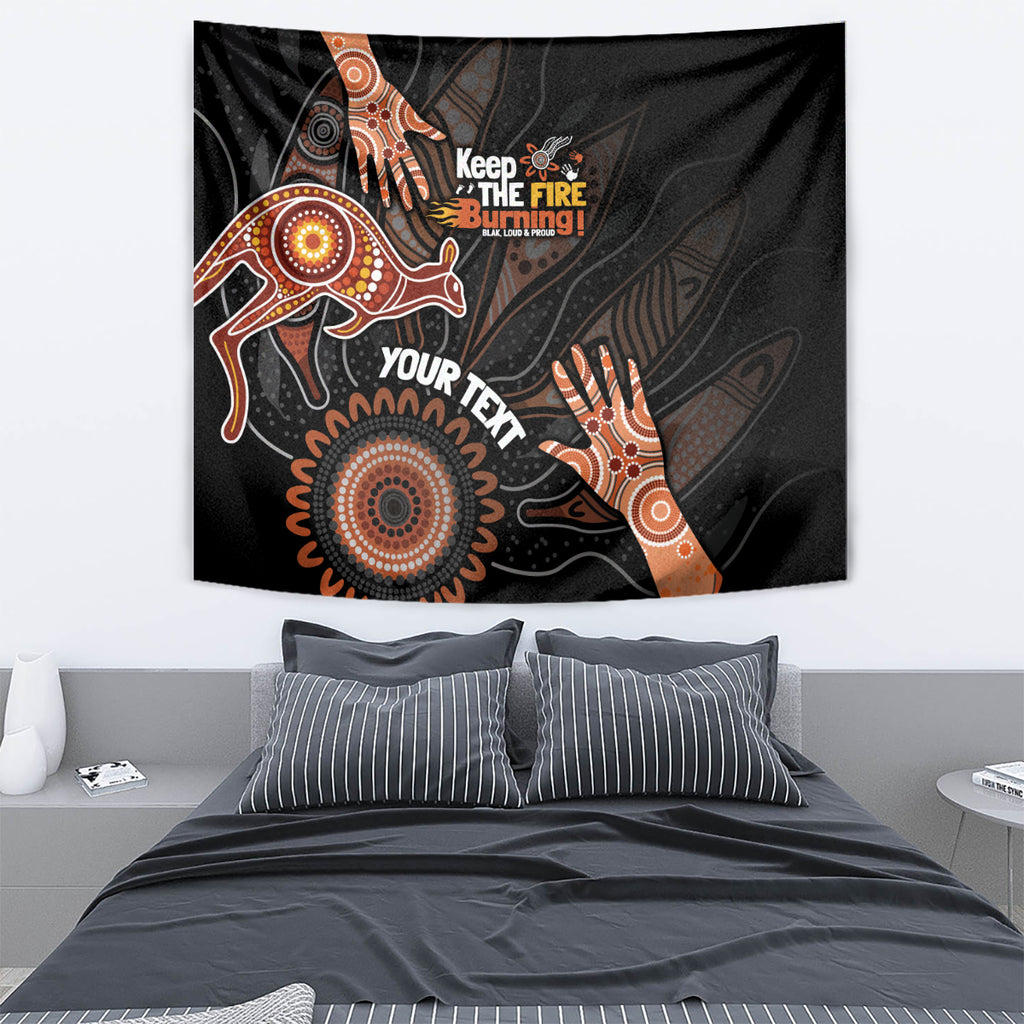 NAIDOC Week 2024 Personalised Tapestry Aboriginal Hand Stencils