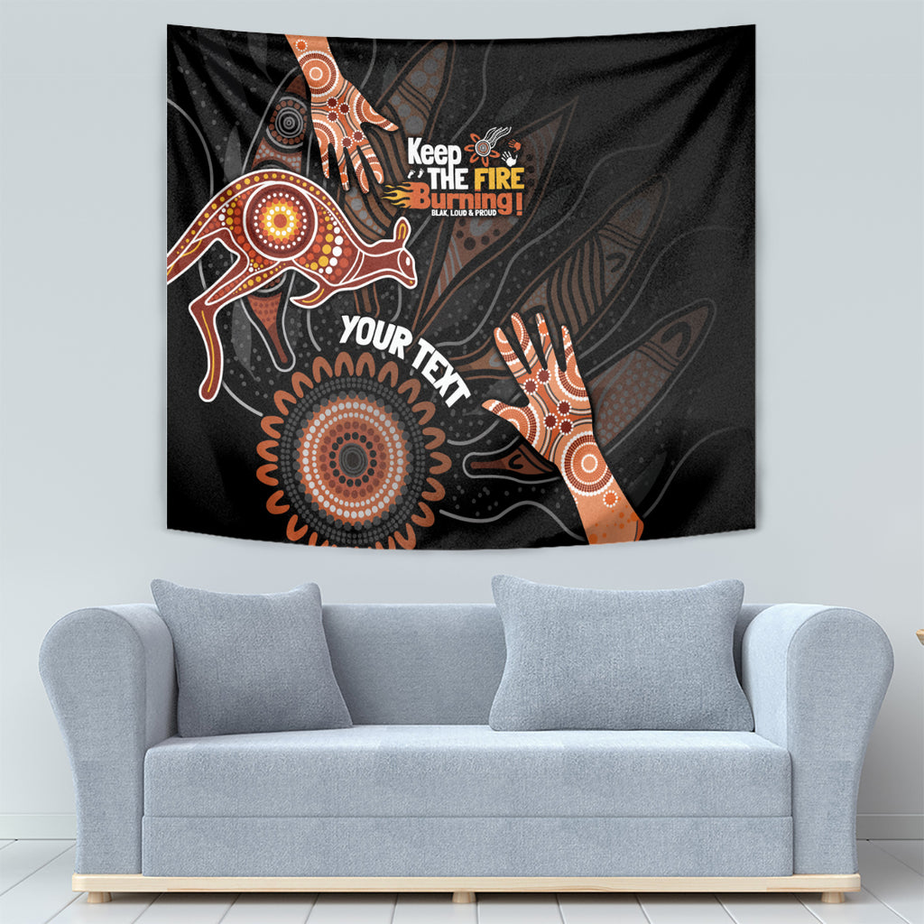 NAIDOC Week 2024 Personalised Tapestry Aboriginal Hand Stencils