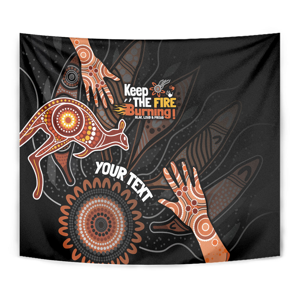 NAIDOC Week 2024 Personalised Tapestry Aboriginal Hand Stencils
