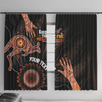 NAIDOC Week 2024 Personalised Window Curtain Aboriginal Hand Stencils