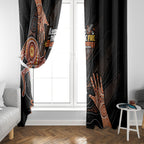 NAIDOC Week 2024 Personalised Window Curtain Aboriginal Hand Stencils