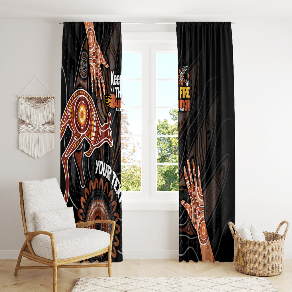 NAIDOC Week 2024 Personalised Window Curtain Aboriginal Hand Stencils
