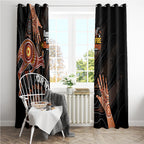 NAIDOC Week 2024 Personalised Window Curtain Aboriginal Hand Stencils