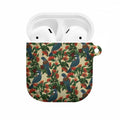 New Zealand Christmas AirPods Case Romantic Tui Birds on Pohutukawa - Ivory - Aussie Hoodie