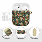 New Zealand Christmas AirPods Case Romantic Tui Birds on Pohutukawa - Ivory - Aussie Hoodie