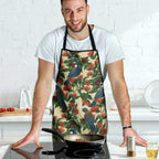 New Zealand Christmas Apron Romantic Tui Birds on Pohutukawa - Ivory - Aussie Hoodie