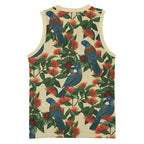 New Zealand Christmas Basketball Jersey Romantic Tui Birds on Pohutukawa - Ivory - Aussie Hoodie