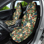 New Zealand Christmas Car Seat Cover Romantic Tui Birds on Pohutukawa - Ivory - Aussie Hoodie