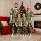 New Zealand Christmas Pajama Set Romantic Tui Birds on Pohutukawa - Ivory - Aussie Hoodie
