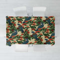 New Zealand Christmas Tablecloth Romantic Tui Birds on Pohutukawa - Ivory - Aussie Hoodie