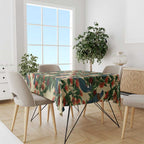 New Zealand Christmas Tablecloth Romantic Tui Birds on Pohutukawa - Ivory - Aussie Hoodie