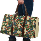 New Zealand Christmas Travel Bag Romantic Tui Birds on Pohutukawa - Ivory - Aussie Hoodie