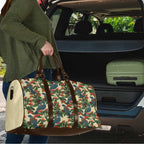 New Zealand Christmas Travel Bag Romantic Tui Birds on Pohutukawa - Ivory - Aussie Hoodie
