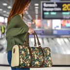 New Zealand Christmas Travel Bag Romantic Tui Birds on Pohutukawa - Ivory - Aussie Hoodie