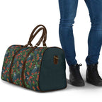 New Zealand Christmas Travel Bag Romantic Tui Birds on Pohutukawa - Cobalt - Aussie Hoodie
