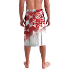 England Rugby Custom Lavalava Crystalised Red Rose