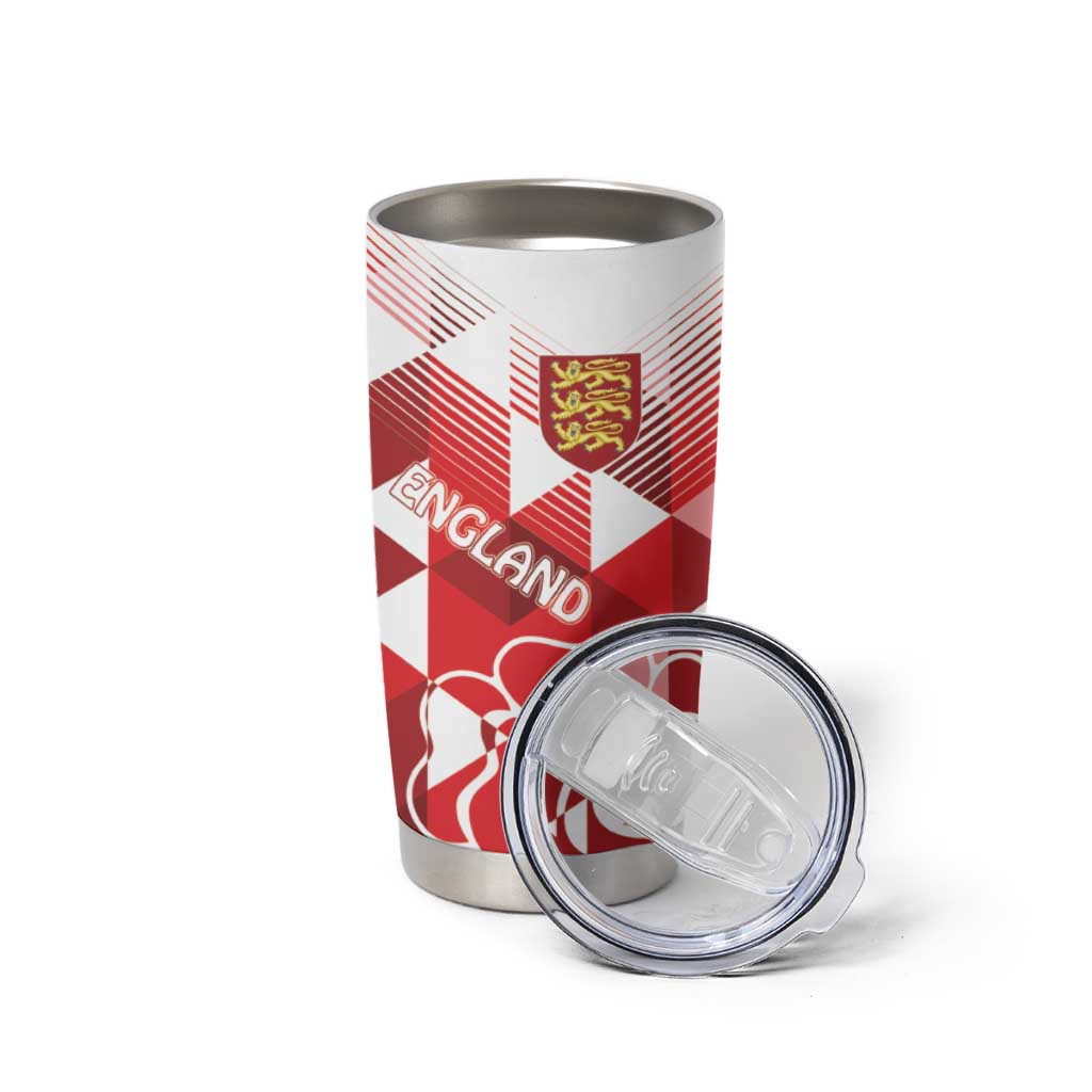 England Rugby Custom Tumbler Cup Crystalised Red Rose