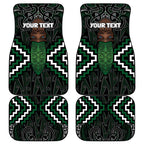 Maori Taiaha Pounamu Whakairo Personalized Car Mats Jade Poutama Motifs