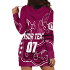 personalised-qld-maroons-rugby-indigenous-hoodie-dress-kangaroo-mix-boomerang