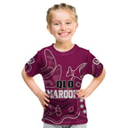personalised-qld-maroons-rugby-indigenous-kid-t-shirt-kangaroo-mix-boomerang