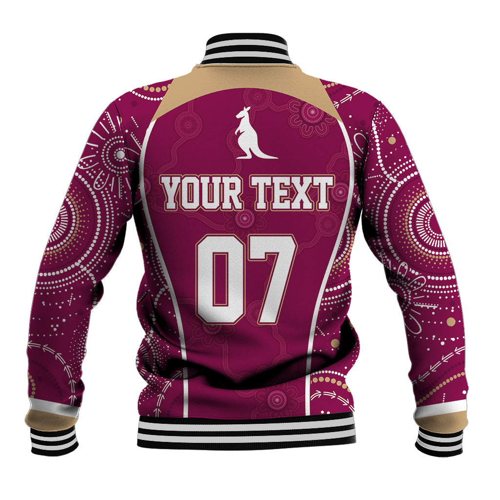 personalised-qld-maroons-rugby-indigenous-baseball-jacket-state-of-origin-canetoads