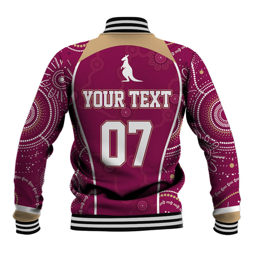 personalised-qld-maroons-rugby-indigenous-baseball-jacket-state-of-origin-canetoads
