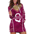 personalised-qld-maroons-rugby-indigenous-hoodie-dress-state-of-origin-canetoads