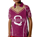 personalised-qld-maroons-rugby-indigenous-kid-polo-shirt-state-of-origin-canetoads
