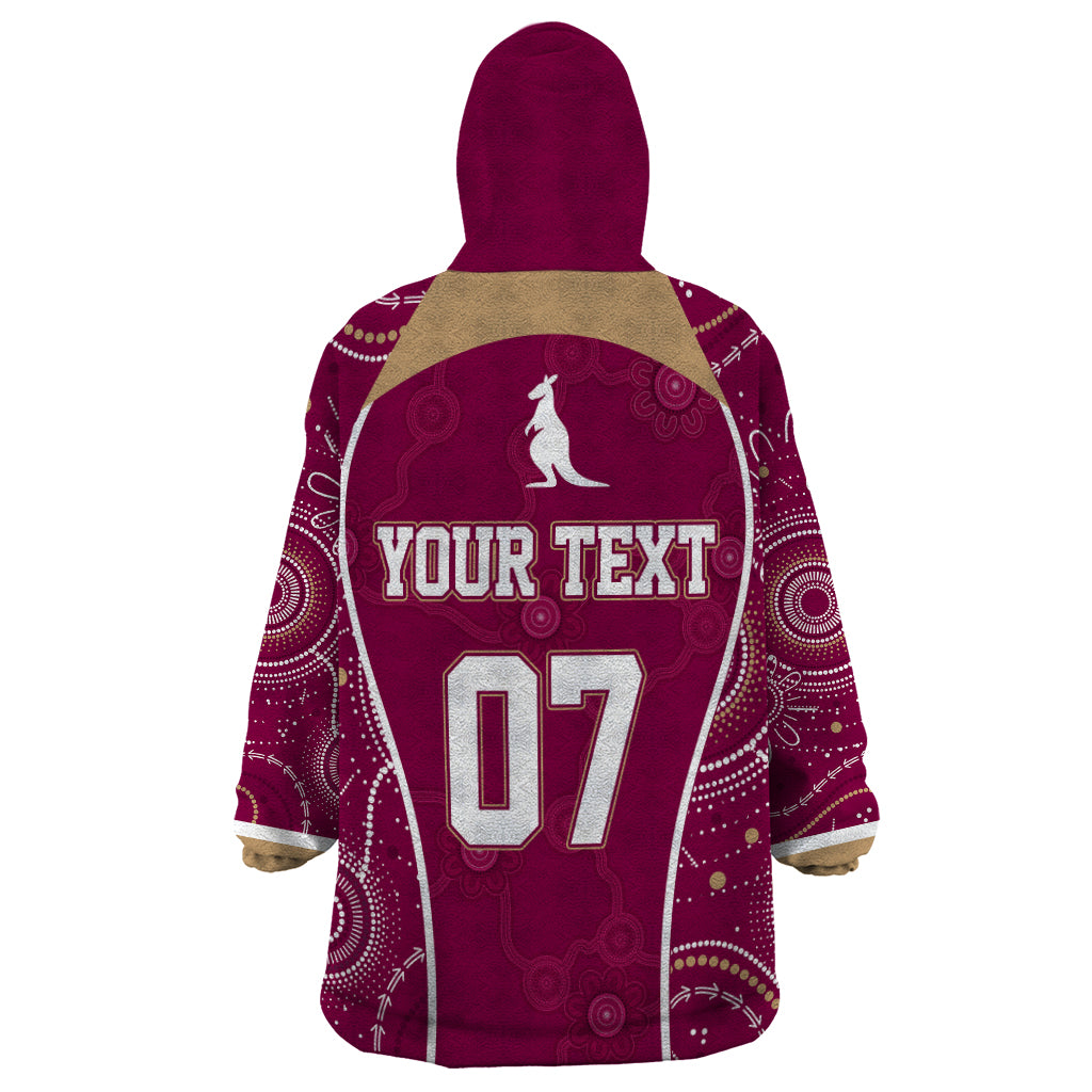 personalised-qld-maroons-rugby-indigenous-wearable-blanket-hoodie-state-of-origin-canetoads