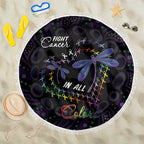 Fight Cancer In All Colors Australia Indigenous Beach Blanket Dragonflies Aboriginal Art