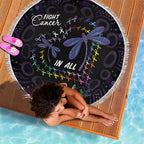 Fight Cancer In All Colors Australia Indigenous Beach Blanket Dragonflies Aboriginal Art