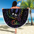 Fight Cancer In All Colors Australia Indigenous Beach Blanket Dragonflies Aboriginal Art