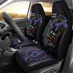 Fight Cancer In All Colors Australia Indigenous Car Seat Cover Dragonflies Aboriginal Art