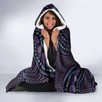 Fight Cancer In All Colors Australia Indigenous Hooded Blanket Dragonflies Aboriginal Art