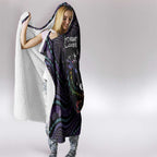 Fight Cancer In All Colors Australia Indigenous Hooded Blanket Dragonflies Aboriginal Art