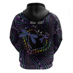 Fight Cancer In All Colors Australia Indigenous Hoodie Dragonflies Aboriginal Art