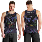 Fight Cancer In All Colors Australia Indigenous Men Tank Top Dragonflies Aboriginal Art